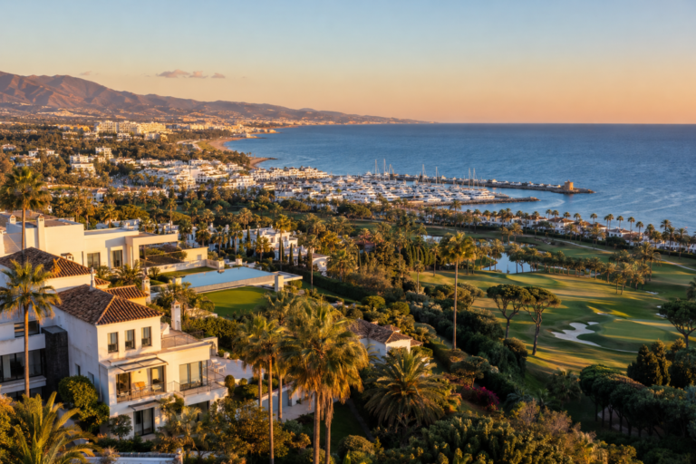 Luxury residential areas in Marbella and Costa del Sol